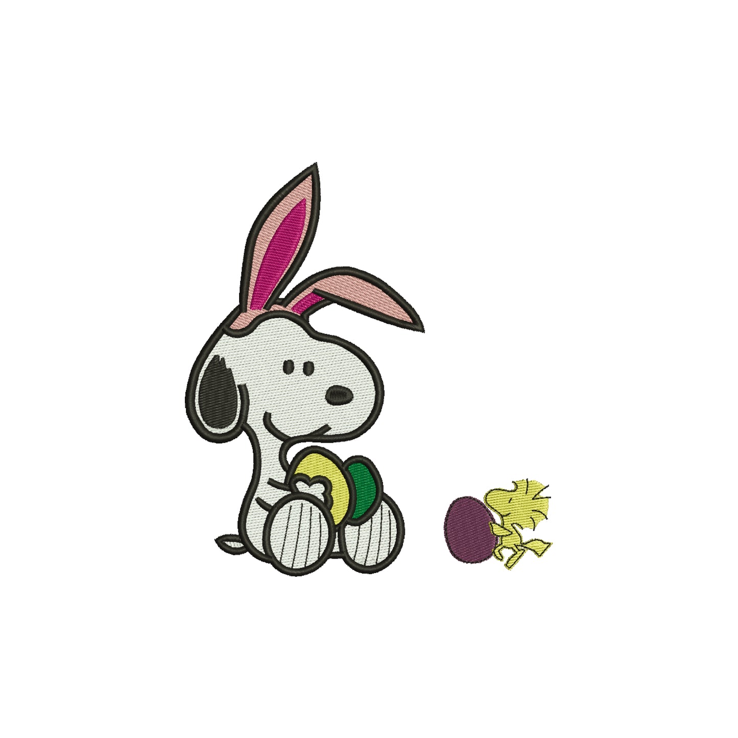 Puppy Easter Egg embroidery designs digital - 320024