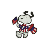 Puppy independence day embroidery digital designs - 320031