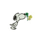 Puppy flower embroidery designs digital - 320033