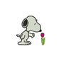 Puppy Rose embroidery designs digital - 320034