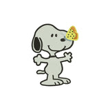 Puppy butterfly embroidery designs digital - 320035