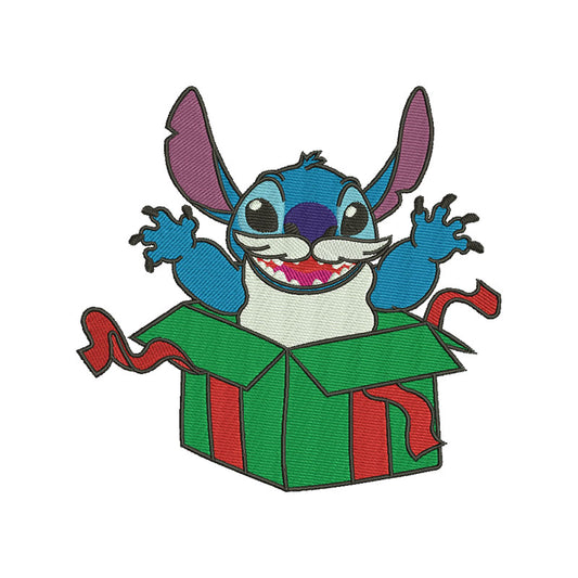 Gift Alien digital embroidery designs - 323011