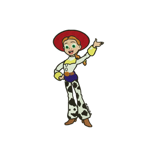 Toy Cowboy Girl embroidery designs digital - 326002