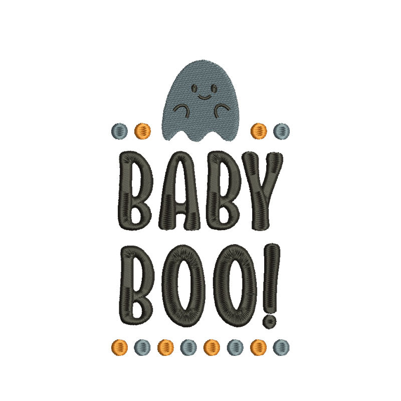 Baby Boo embroidery designs for machine - 410007