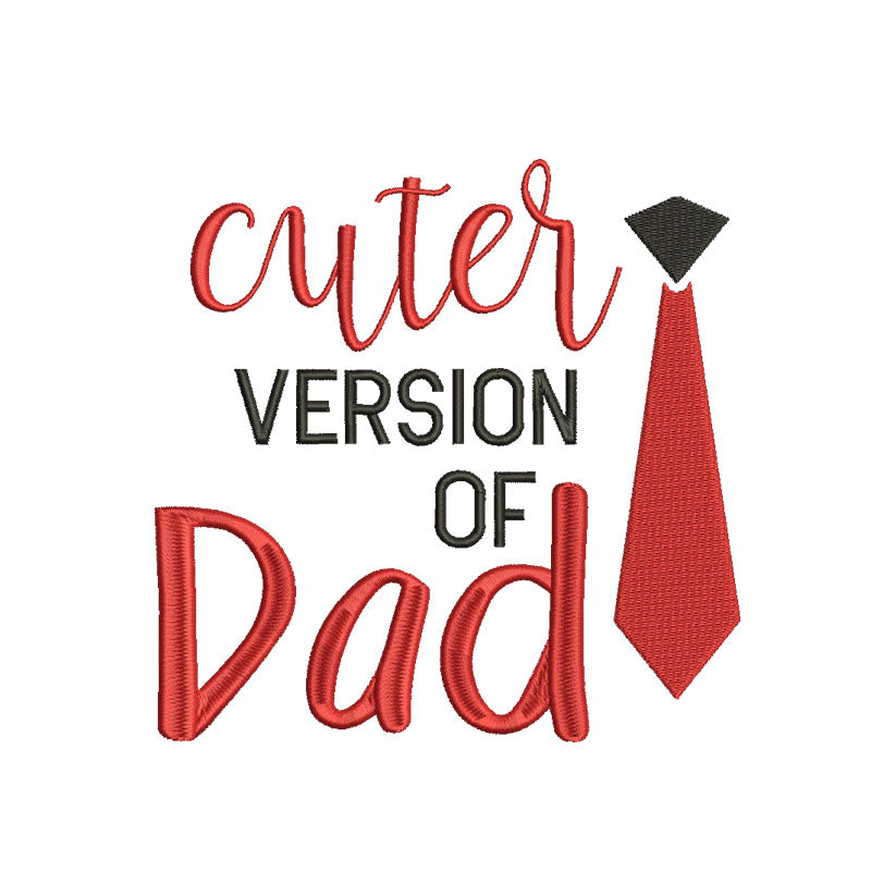 Cuter version of Dad embroidery designs - 410015