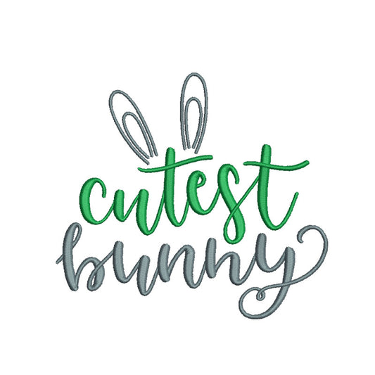 Cutest bunny machine embroidery designs - 410017