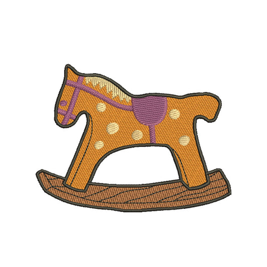 Horse toy machine embroidery designs - 410054