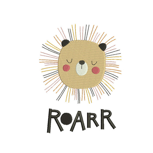 Roarr Bear machine embroidery designs - 410059