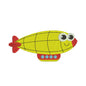 Airship machine embroidery designs - 410068