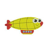 Airship machine embroidery designs - 410068