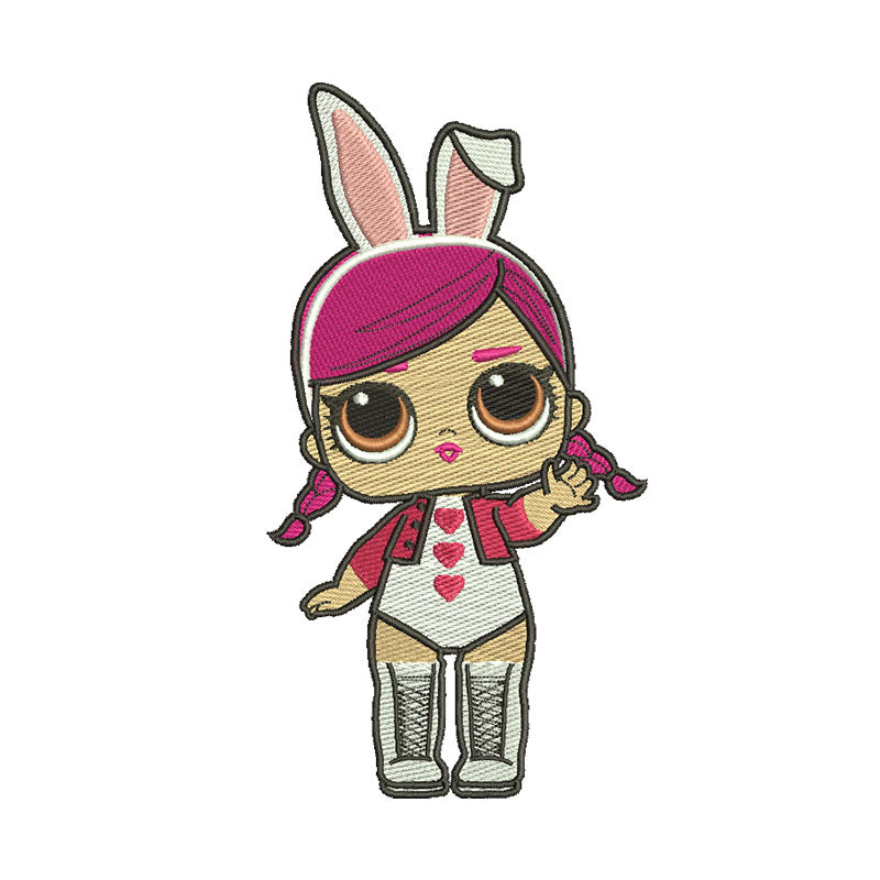 Doll Girl machine embroidery designs - 410080