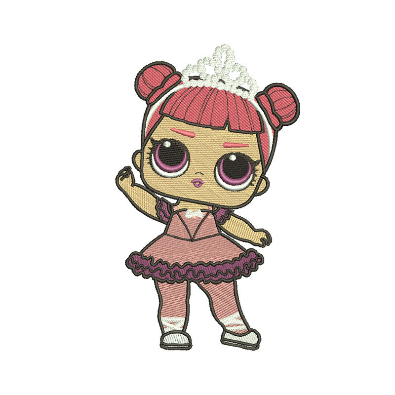 Girl Doll machine embroidery designs - 410081