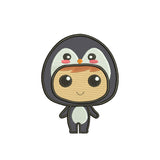 Penguin boy machine embroidery designs - 410096
