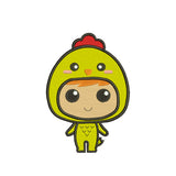 Chicken boy machine embroidery designs - 410098