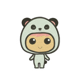 Panda boy machine embroidery designs - 410101