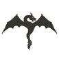 Dragon silhouette designs of embroidery - 610010