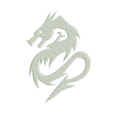 Dragon machine embroidery designs silhouette file - 610012