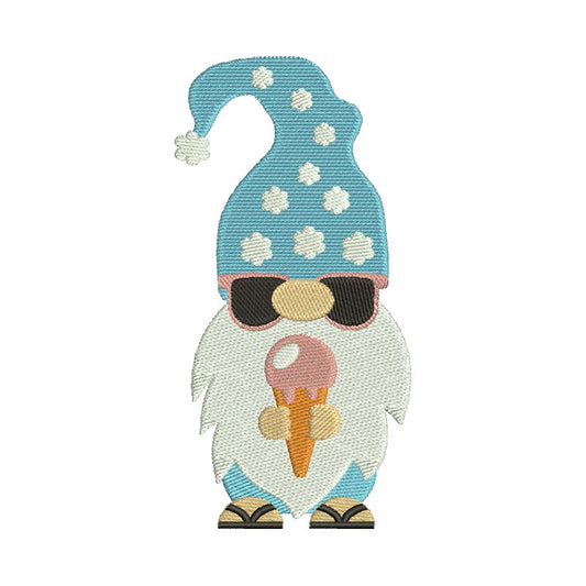 Summer Gnome machine embroidery designs - 610033