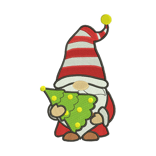 Christmas Gnome machine embroidery designs - 610043