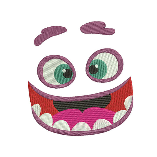 Cute monster embroidery designs download - 610059