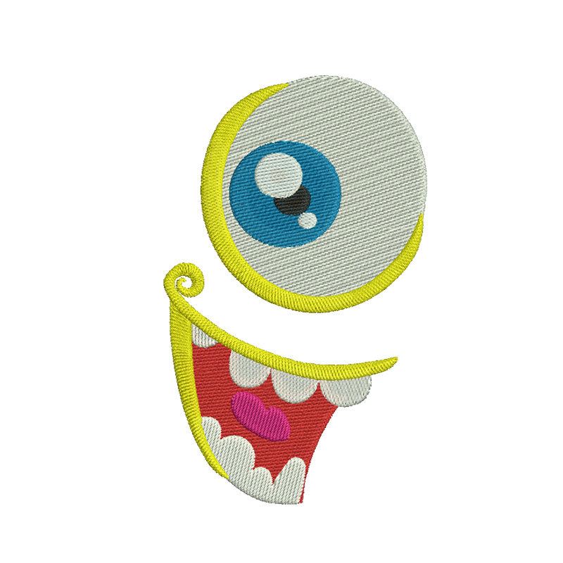 Funny monster machine embroidery designs - 610067