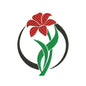 Cute Flower machine embroidery designs silhouette - 710003