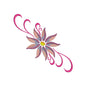 Machine embroidery designs flowers - 710012