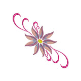 Machine embroidery designs flowers - 710012