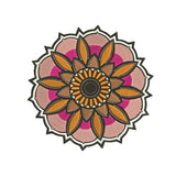 Mandala flower designs of embroidery - 710019