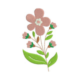 Lovely flower machine embroidery designs - 710040