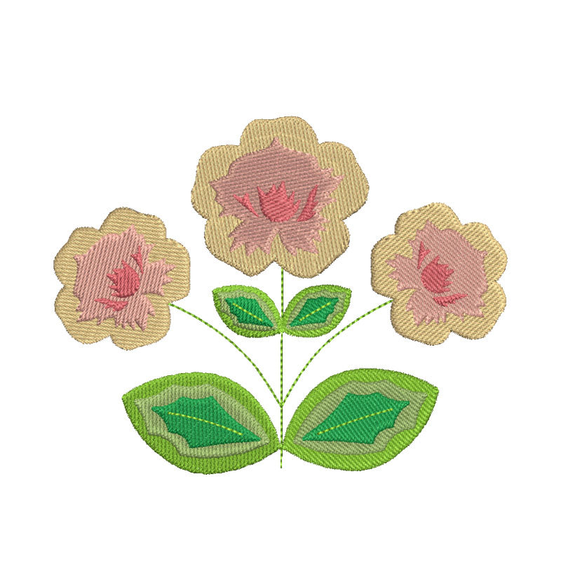 Flower machine embroidery designs digital file - 710053