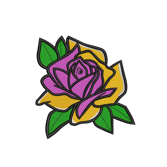 Beautiful rose designs of embroidery machine - 710100