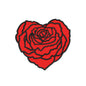 Heart rose embroidery designs for machine - 710103
