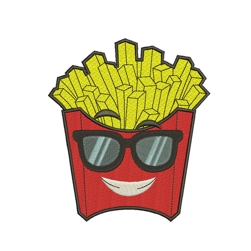 French Fries machine embroidery designs - 810008