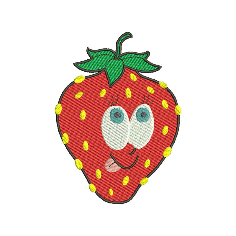 Strawberry embroidery designs for machine - 810013