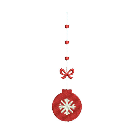 Christmas ornament embroidery designs - 910001