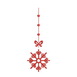 Christmas ornament embroidery designs snowflake - 910004