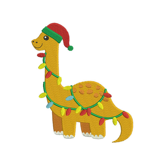 Christmas embroidery designs dino - 910015