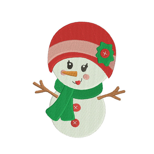 Machine embroidery designs christmas snowman - 910024