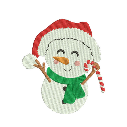 Snowman christmas embroidery designs - 910025