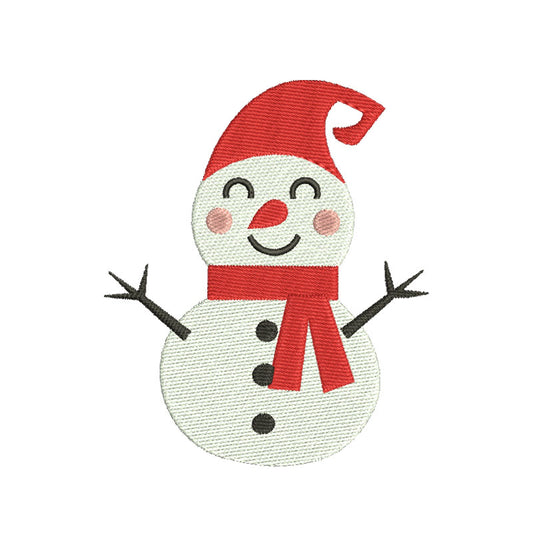 Snowman christmas embroidery designs digital - 910034