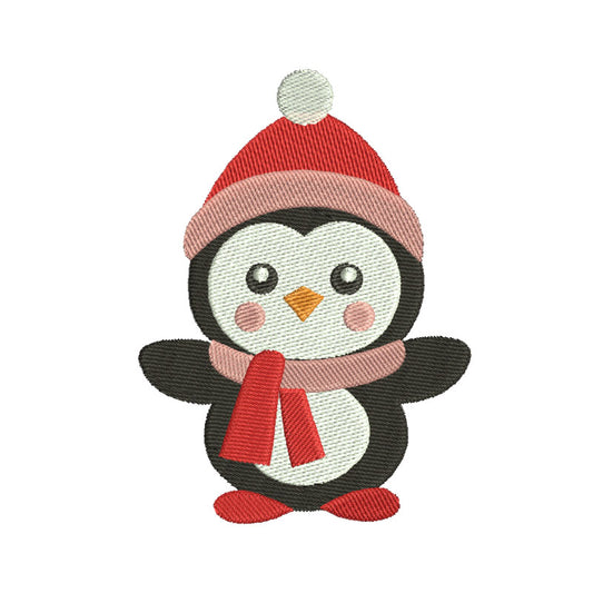 Embroidery designs christmas pinguin - 910038