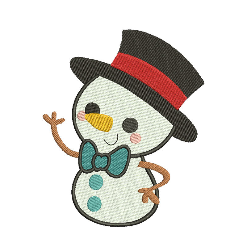 Snowman embroidery designs christmas - 910062