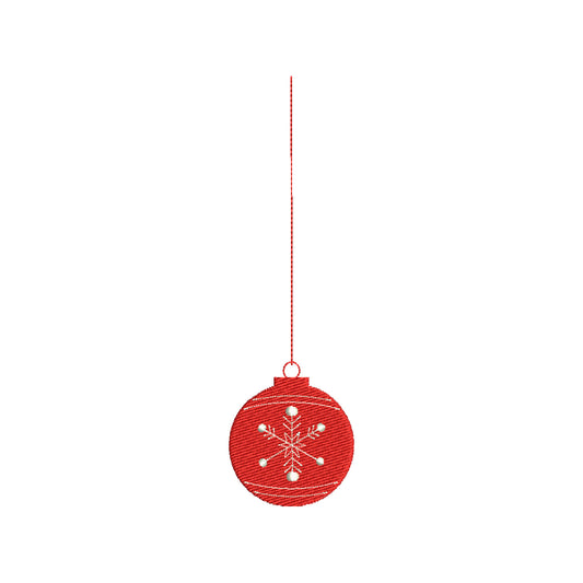 Ornament christmas embroidery files - 910068