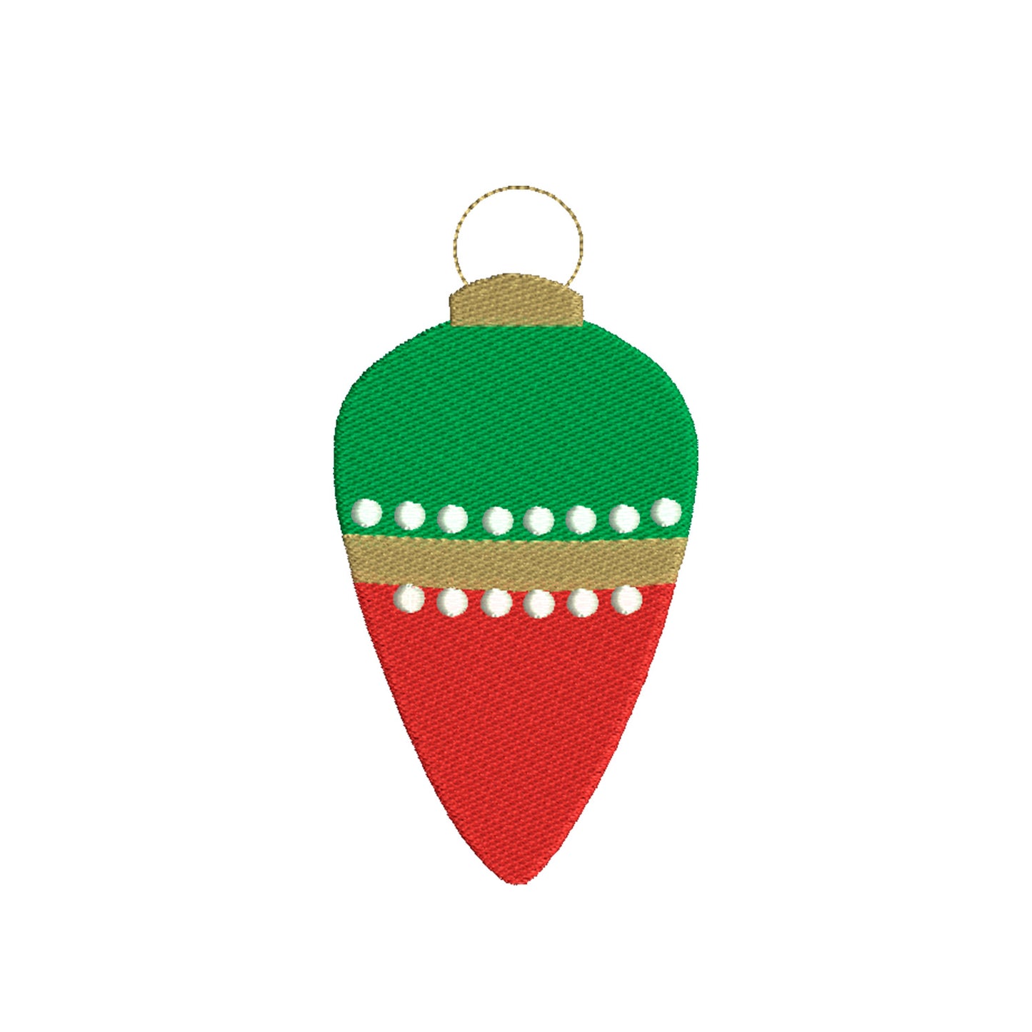 Embroidery designs christmas ornament - 910089