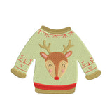 Christmas sweater deer embroidery designs - 910099