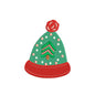 Embroidery designs christmas hat - 910105