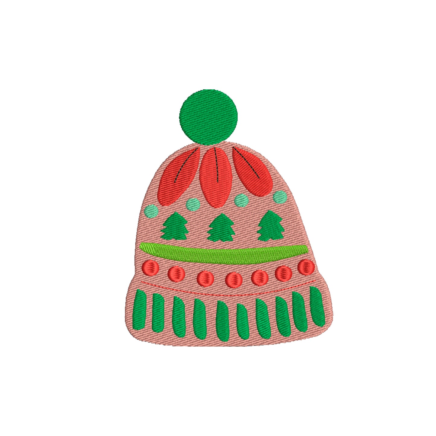 Christmas hat embroidery designs - 910106