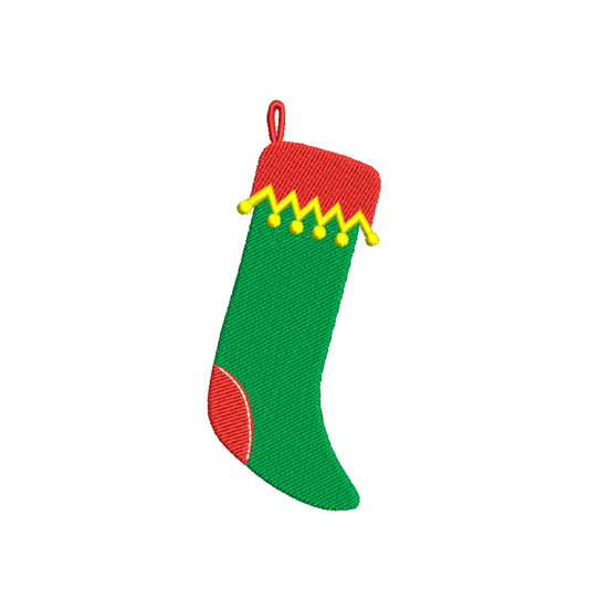 Embroidery designs christmas socks - 910131