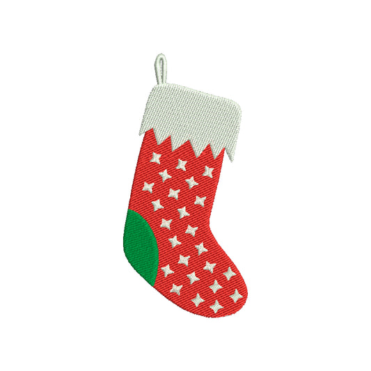 Embroidery designs cute christmas sock - 910134